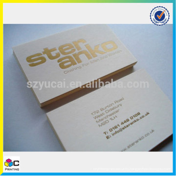 Popular fashion gold foil business cards, Coated Paper business cards